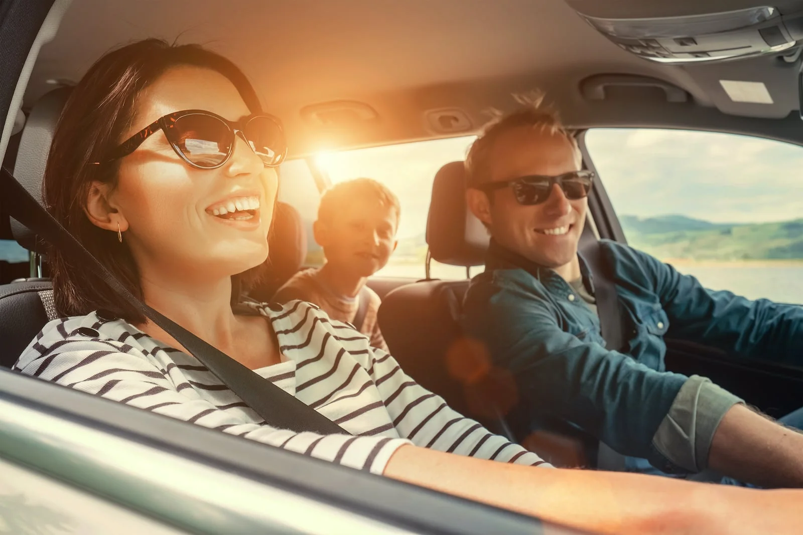 keystone insurance utah people smiling in car